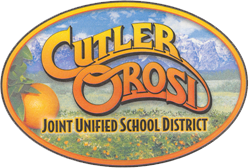 Welcome to <br>Cutler-Orosi Joint <br>Unified School District Logo